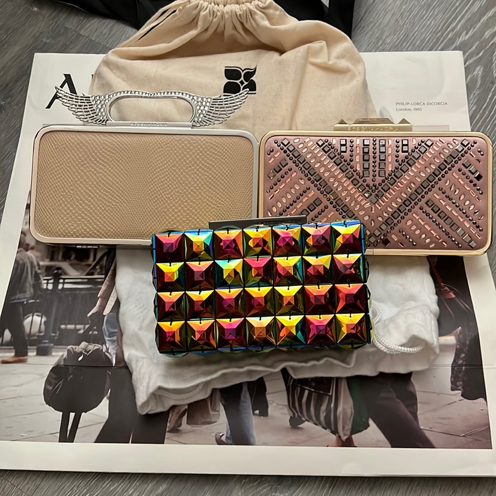 BCBG Evening purses/clutches
